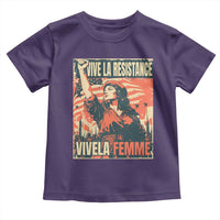 Vive La Resistance Vivela Femme Toddler T Shirt Feminist Women's Right Political Sattire - Wonder Print Shop