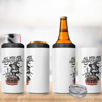 Witch All Men Are Cremated Equal 4 in 1 Can Cooler Tumbler Feminist Halloween - Wonder Print Shop