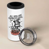 Witch All Men Are Cremated Equal 4 in 1 Can Cooler Tumbler Feminist Halloween - Wonder Print Shop