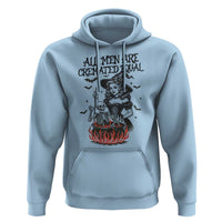 Witch All Men Are Cremated Equal Hoodie Feminist Halloween - Wonder Print Shop