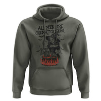 Witch All Men Are Cremated Equal Hoodie Feminist Halloween - Wonder Print Shop