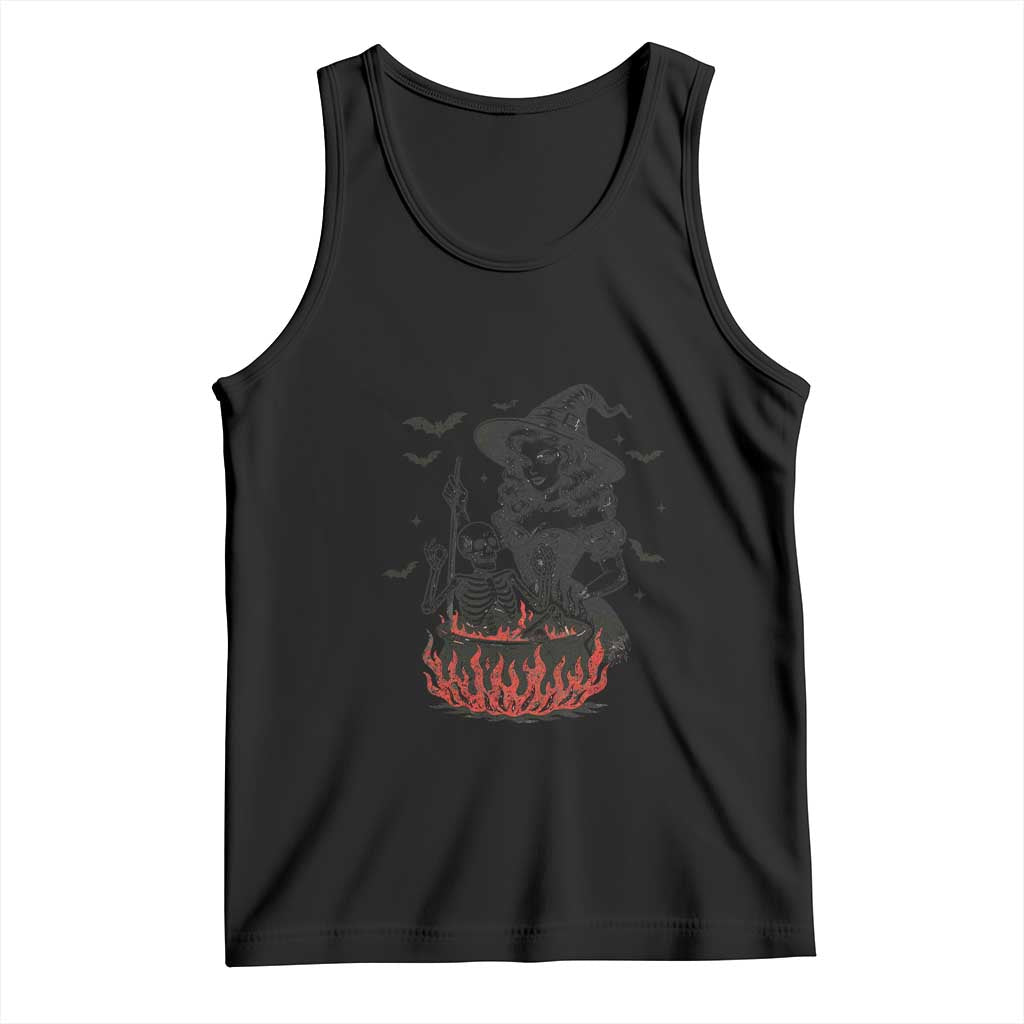 Witch All Men Are Cremated Equal Tank Top Feminist Halloween - Wonder Print Shop