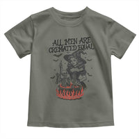 Witch All Men Are Cremated Equal Toddler T Shirt Feminist Halloween - Wonder Print Shop