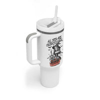 Witch All Men Are Cremated Equal Tumbler With Handle Feminist Halloween - Wonder Print Shop