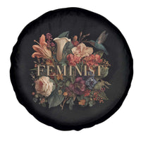 Pro Feminist Women's Rights Vintage Retro Flower Spare Tire Cover - Wonder Print Shop