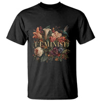 Pro Feminist Women's Rights Vintage Retro Flower T Shirt - Wonder Print Shop