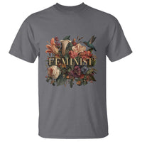 Pro Feminist Women's Rights Vintage Retro Flower T Shirt - Wonder Print Shop