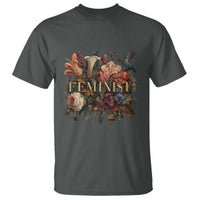 Pro Feminist Women's Rights Vintage Retro Flower T Shirt - Wonder Print Shop