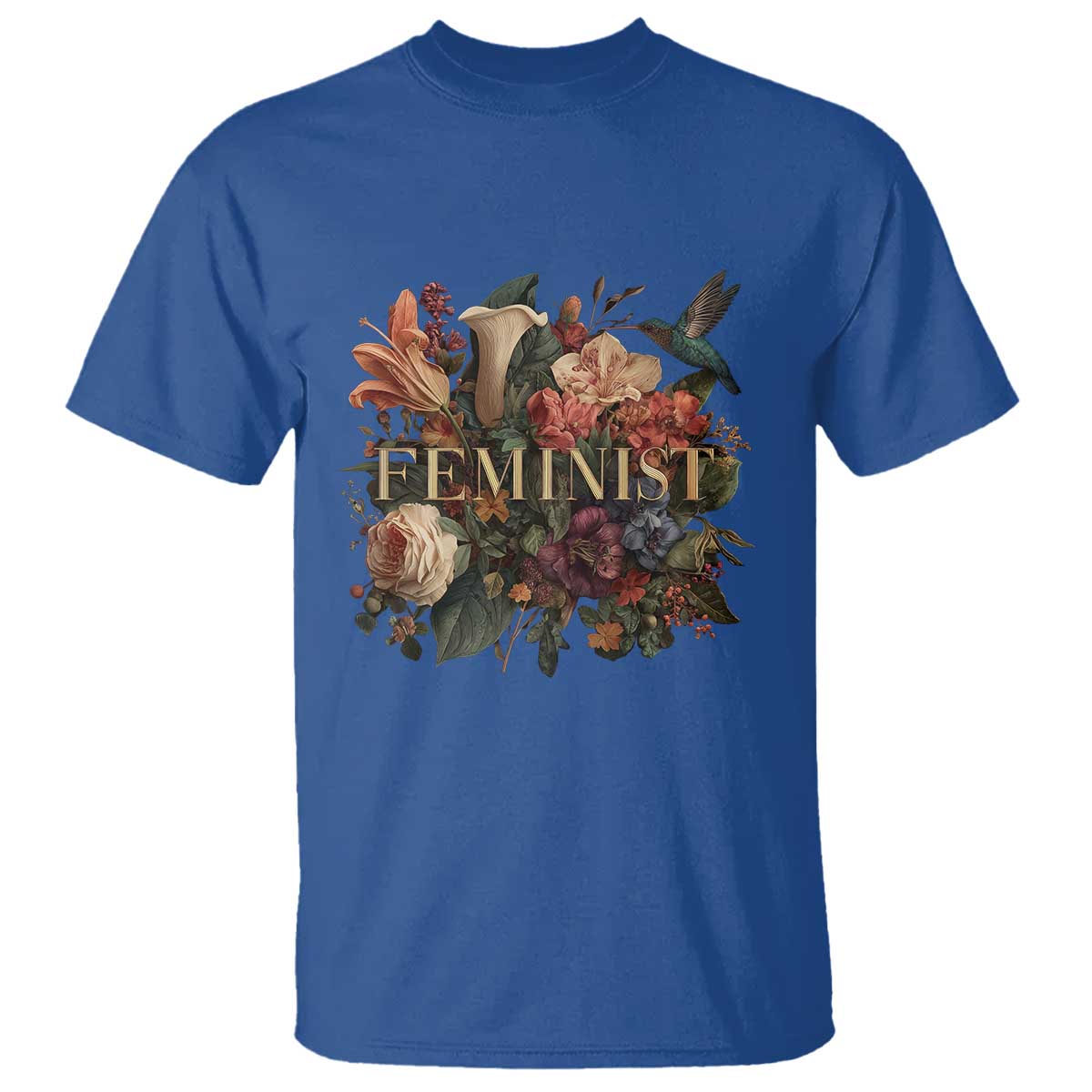 Pro Feminist Women's Rights Vintage Retro Flower T Shirt - Wonder Print Shop