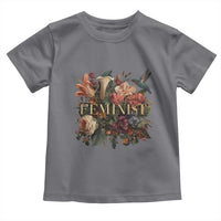 Pro Feminist Women's Rights Vintage Retro Flower Toddler T Shirt - Wonder Print Shop