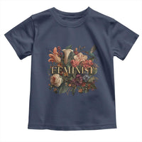 Pro Feminist Women's Rights Vintage Retro Flower Toddler T Shirt - Wonder Print Shop