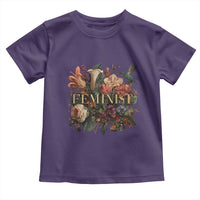 Pro Feminist Women's Rights Vintage Retro Flower Toddler T Shirt - Wonder Print Shop