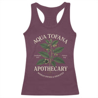 Aqua Tofana Apothecary Racerback Tank Top Feminist Woman Owned And Operated - Wonder Print Shop