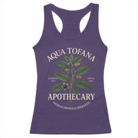 Aqua Tofana Apothecary Racerback Tank Top Feminist Woman Owned And Operated - Wonder Print Shop
