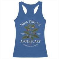 Aqua Tofana Apothecary Racerback Tank Top Feminist Woman Owned And Operated - Wonder Print Shop