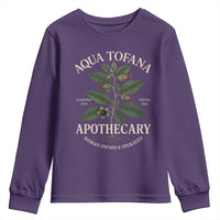 Aqua Tofana Apothecary Youth Sweatshirt Feminist Woman Owned And Operated - Wonder Print Shop