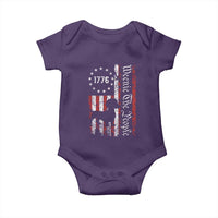 Funny 4th Of July Dachshund Lover Baby Onesie Weenie The People American Flag - Wonder Print Shop