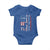 Funny 4th Of July Dachshund Lover Baby Onesie Weenie The People American Flag - Wonder Print Shop