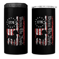 Funny 4th Of July Dachshund Lover 4 in 1 Can Cooler Tumbler Weenie The People American Flag - Wonder Print Shop