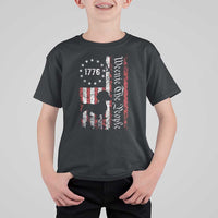 Funny 4th Of July Dachshund Lover T Shirt For Kid Weenie The People American Flag - Wonder Print Shop