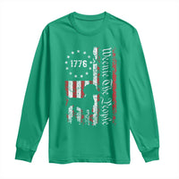 Funny 4th Of July Dachshund Lover Long Sleeve Shirt Weenie The People American Flag - Wonder Print Shop