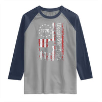 Funny 4th Of July Dachshund Lover Raglan Shirt Weenie The People American Flag - Wonder Print Shop