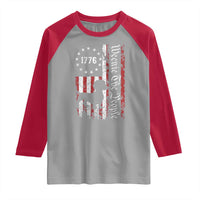 Funny 4th Of July Dachshund Lover Raglan Shirt Weenie The People American Flag - Wonder Print Shop
