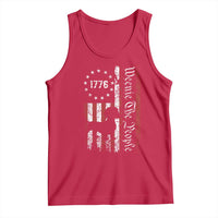 Funny 4th Of July Dachshund Lover Tank Top Weenie The People American Flag - Wonder Print Shop