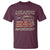 Just A Proud Supporter Of The 2nd Amendment T Shirt Gun Owner American Flag - Wonder Print Shop