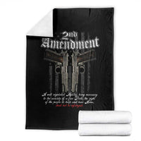 2nd Amendment Pro Gun Throw Blanket Gun Rights Shall Not Be Infringed Patriotic American Flag - Wonder Print Shop