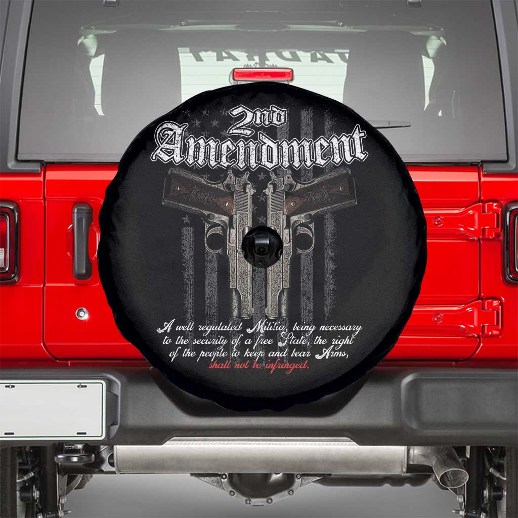 2nd Amendment Pro Gun Spare Tire Cover Gun Rights Shall Not Be Infringed Patriotic American Flag - Wonder Print Shop