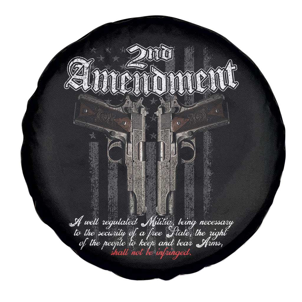 2nd Amendment Pro Gun Spare Tire Cover Gun Rights Shall Not Be Infringed Patriotic American Flag - Wonder Print Shop