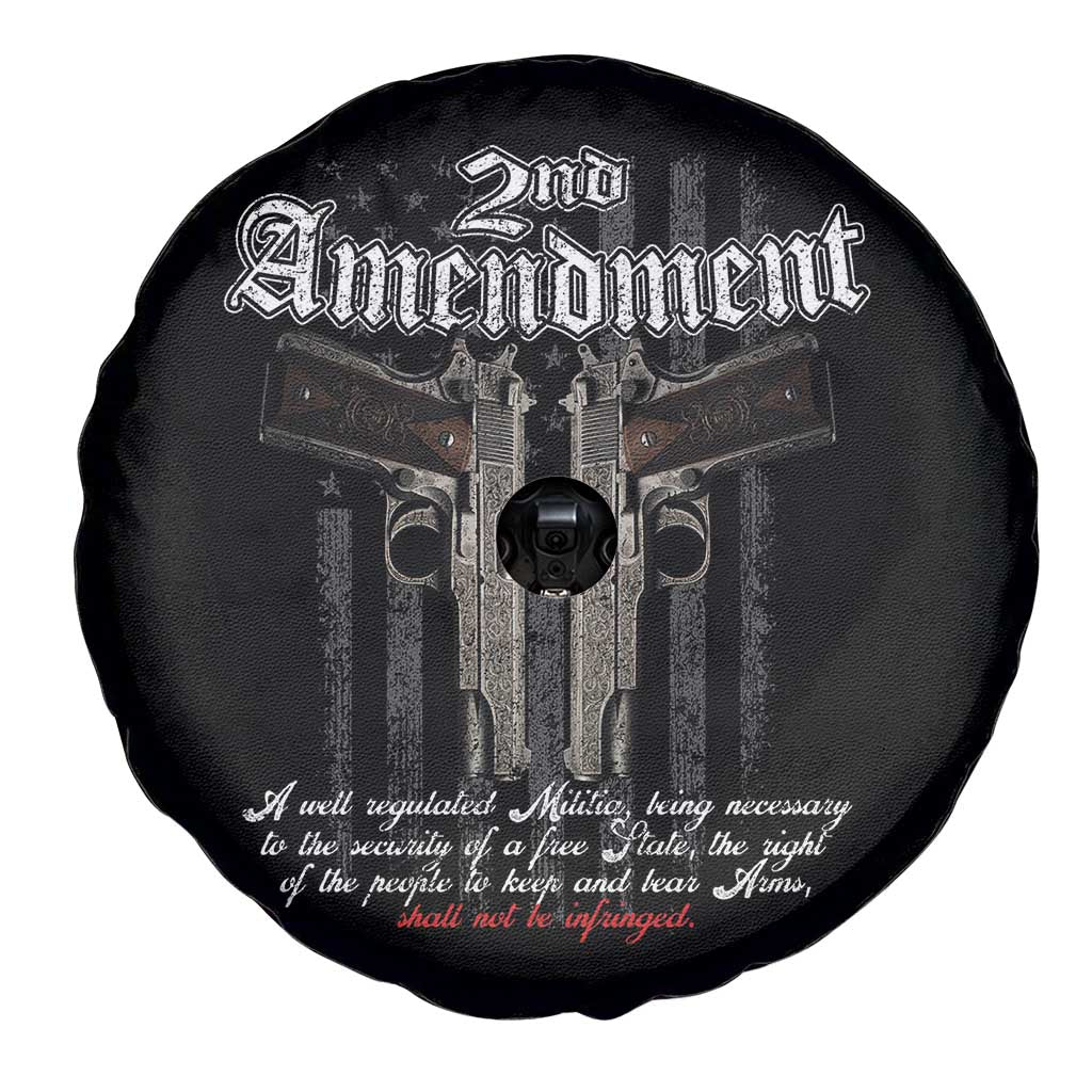 2nd Amendment Pro Gun Spare Tire Cover Gun Rights Shall Not Be Infringed Patriotic American Flag - Wonder Print Shop