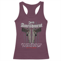 2nd Amendment Pro Gun Racerback Tank Top Gun Rights Shall Not Be Infringed Patriotic American Flag - Wonder Print Shop