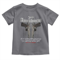 2nd Amendment Pro Gun Toddler T Shirt Gun Rights Shall Not Be Infringed Patriotic American Flag - Wonder Print Shop