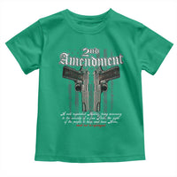 2nd Amendment Pro Gun Toddler T Shirt Gun Rights Shall Not Be Infringed Patriotic American Flag - Wonder Print Shop