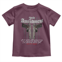 2nd Amendment Pro Gun Toddler T Shirt Gun Rights Shall Not Be Infringed Patriotic American Flag - Wonder Print Shop