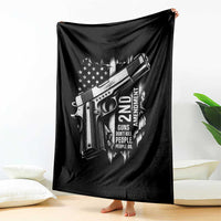 Guns Dont Kill People Do Throw Blanket 2nd Amendment American Flag - Wonder Print Shop