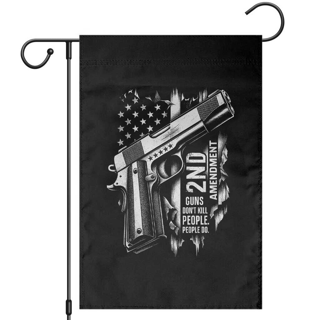 Guns Dont Kill People Do Garden Flag 2nd Amendment American Flag - Wonder Print Shop