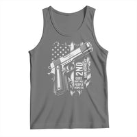 Guns Dont Kill People Do Tank Top 2nd Amendment American Flag - Wonder Print Shop