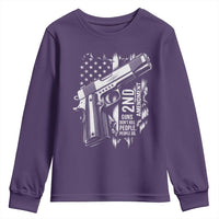 Guns Dont Kill People Do Youth Sweatshirt 2nd Amendment American Flag - Wonder Print Shop