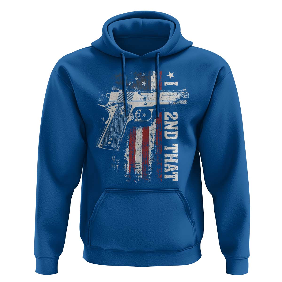 I 2nd That Second Amendment Hoodie Pro Gun American Flag Patriotic - Wonder Print Shop