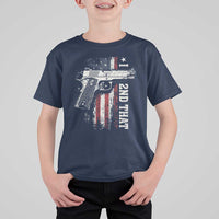 I 2nd That Second Amendment T Shirt For Kid Pro Gun American Flag Patriotic - Wonder Print Shop