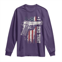 I 2nd That Second Amendment Long Sleeve Shirt Pro Gun American Flag Patriotic - Wonder Print Shop
