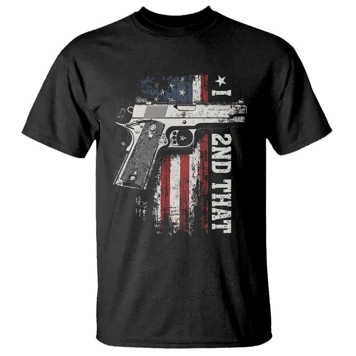 I 2nd That Second Amendment T Shirt Pro Gun American Flag Patriotic - Wonder Print Shop