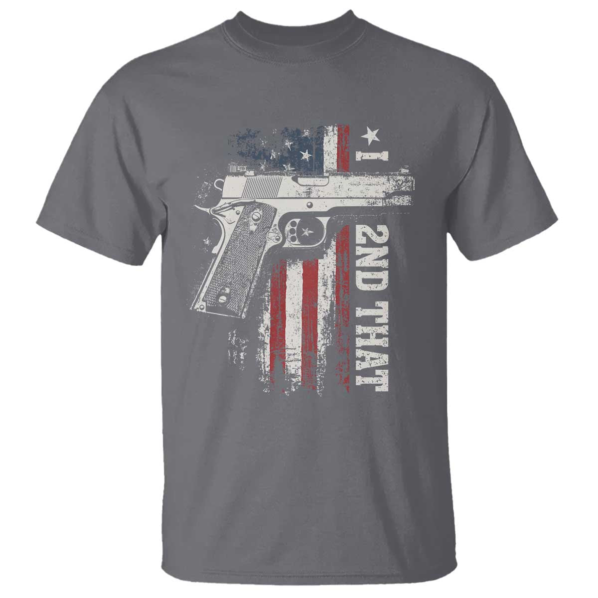 I 2nd That Second Amendment T Shirt Pro Gun American Flag Patriotic - Wonder Print Shop
