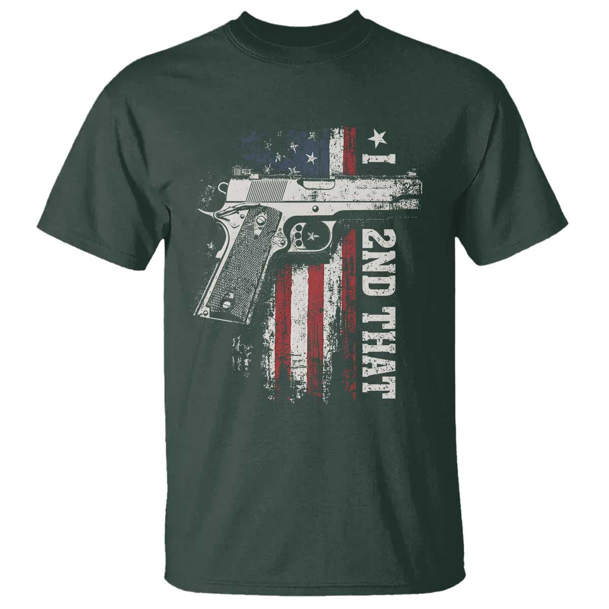 I 2nd That Second Amendment T Shirt Pro Gun American Flag Patriotic - Wonder Print Shop