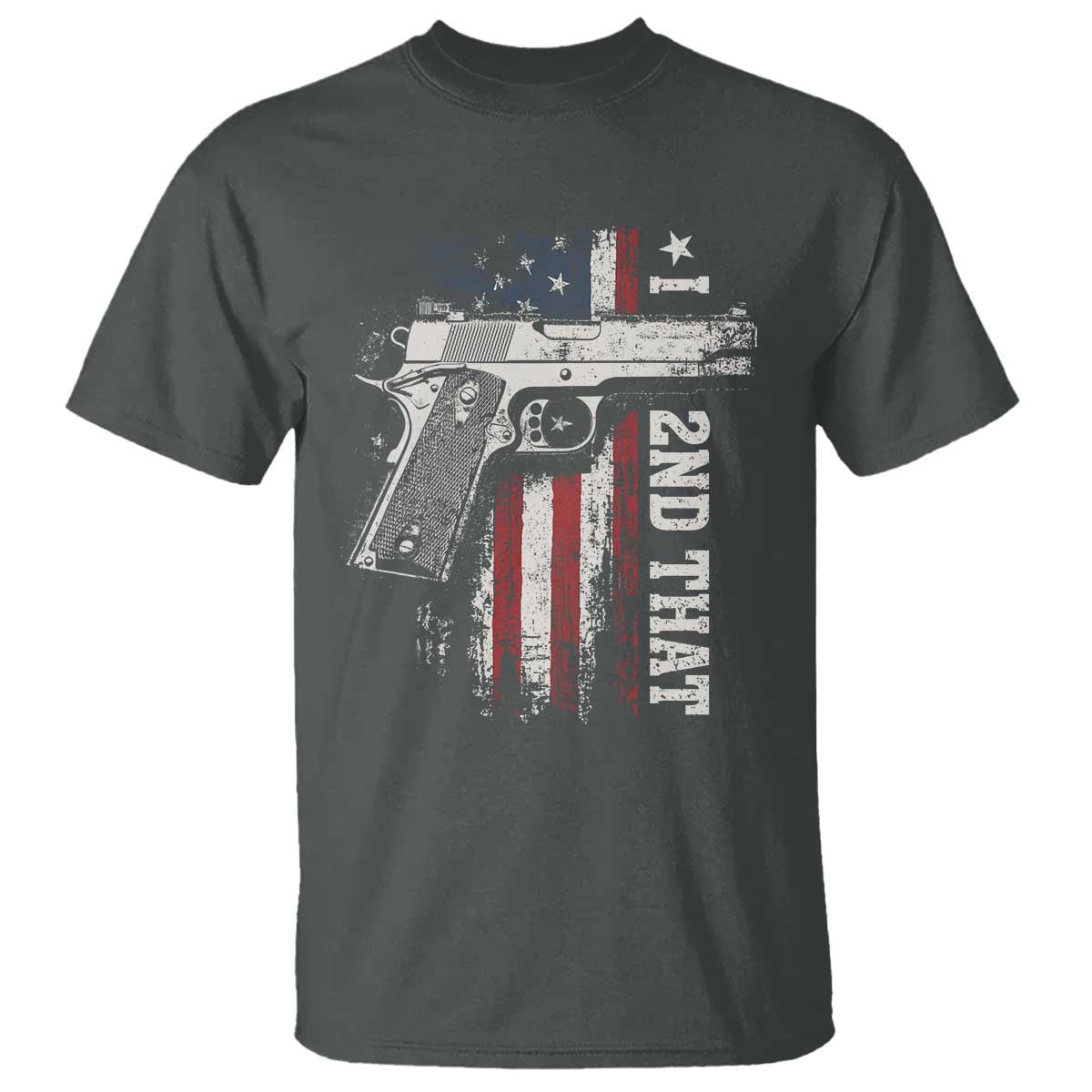 I 2nd That Second Amendment T Shirt Pro Gun American Flag Patriotic - Wonder Print Shop