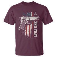 I 2nd That Second Amendment T Shirt Pro Gun American Flag Patriotic - Wonder Print Shop