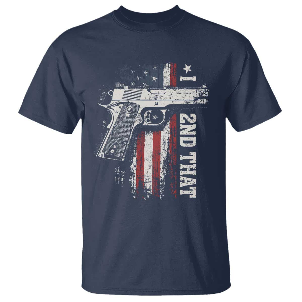 I 2nd That Second Amendment T Shirt Pro Gun American Flag Patriotic - Wonder Print Shop